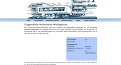 Desktop Screenshot of eb-wohnheim.de
